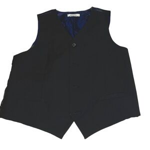 𝅺izod Black Boys Vest Size Large (Size 14/16)